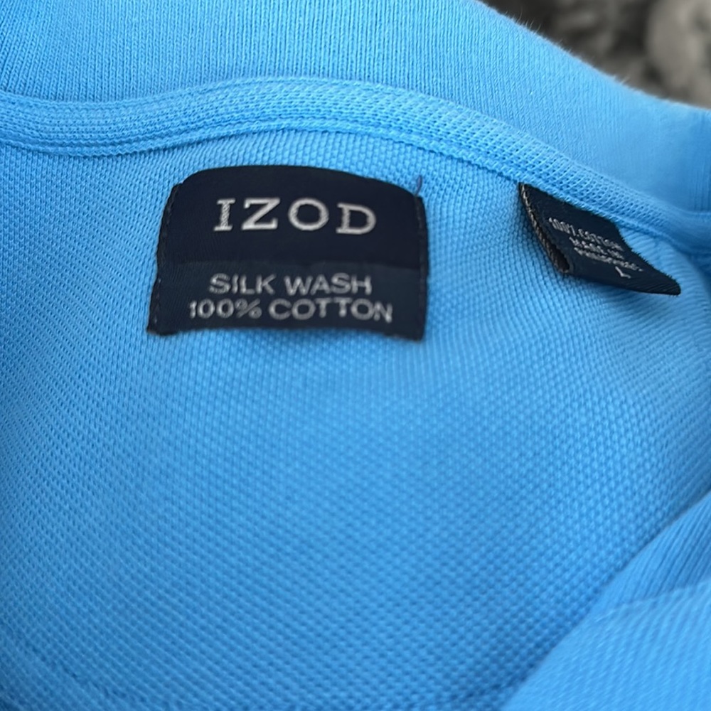 IZOD blue polo - Picture 3 of 3